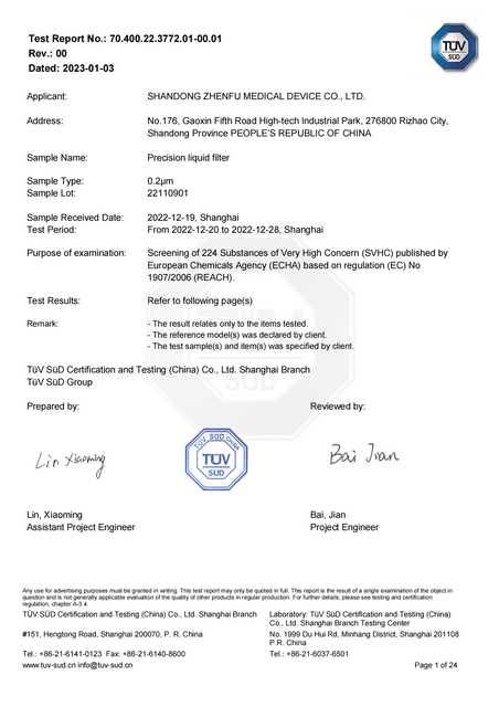 Rapport SVHC 70